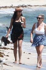 ROSARIO DAWSON Out with a Friend at a Beach in Miami 09/15/2021