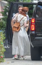 ROSE LESLIE and Kit Harington Out in New York 08/31/2021