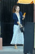 RUMER WILLIS Makes a FaceTime Call in Silver Lake 08/31/2021