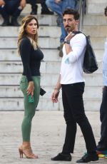 SABRINA SALERNO Arrives at Dancing With the Stars 16 Rehersal in Rome 09/27/2021