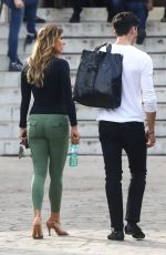 SABRINA SALERNO Arrives at Dancing With the Stars 16 Rehersal in Rome 09/27/2021