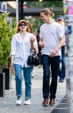 SADIE SINK Out with a Male Friend in New York 09/18/2021