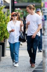 SADIE SINK Out with a Male Friend in New York 09/18/2021