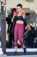 SARA SAMPAIO Leaves a Gym in Los Angeles 09/20/2021