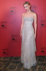 SARAH GADON at Armani Dinner at 78th Venice International Film Festival 09/04/2021