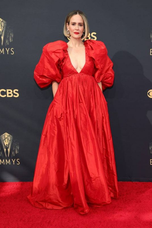 SARAH PAULSON at 73rd Primetime Emmy Awards in Los Angeles 09/19/2021