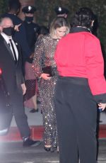 SARAH PAULSON Leaves Academy Museum of Motion Pictures Opening Gala 2021 in Los Angeles 09/25/2021