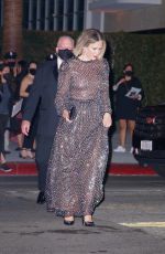 SARAH PAULSON Leaves Academy Museum of Motion Pictures Opening Gala 2021 in Los Angeles 09/25/2021