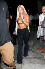 SAWEETIE Out for Dinner at Catch LA in West Hollywood 09/18/2021