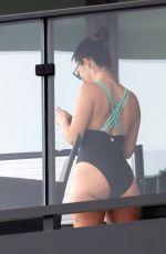 SCHEANA SHAY in Swimsuit on Her Hotel Balcony in Los Angeles 09/28/2021LA 28.09.2021