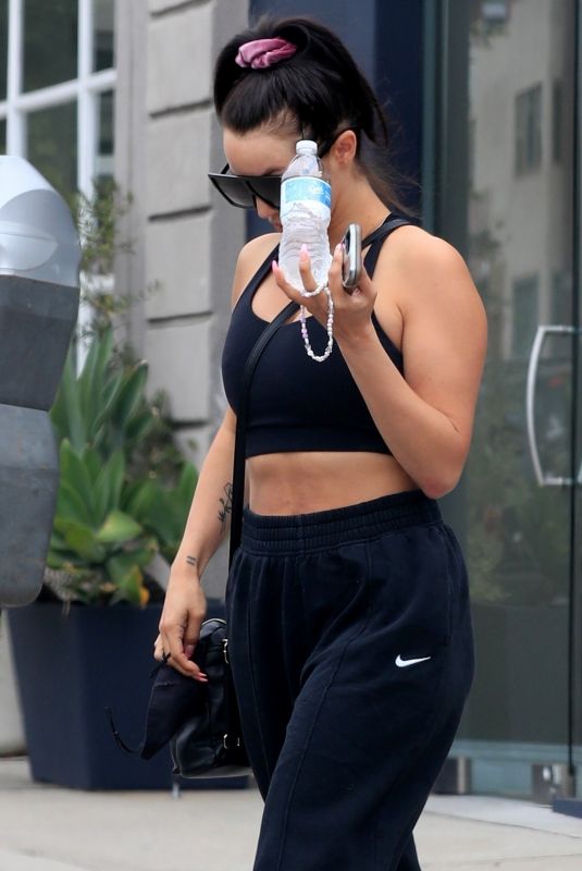 SCHEANA SHAY Leaves Elite Aesthetics Medical Spa in Los Angeles 09/01/2021 