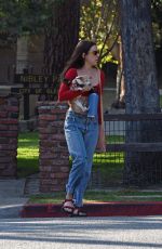 SCOUT WILLIS Out with Her Dog at a Park in Glendale 09/06/2021