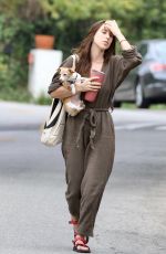 SCOUT WILLIS Out with Her Dog in Los Angeles 08/31/2021