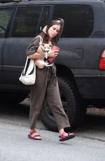 SCOUT WILLIS Out with Her Dog in Los Angeles 08/31/2021