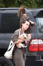 SCOUT WILLIS Out with Her Dog in Los Angeles 08/31/2021
