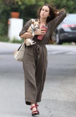 SCOUT WILLIS Out with Her Dog in Los Angeles 08/31/2021