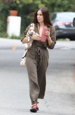 SCOUT WILLIS Out with Her Dog in Los Angeles 08/31/2021