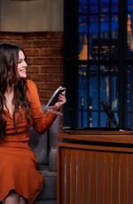 SELENA GOMEZ at Late Night with Seth Meyers 09/08/2021