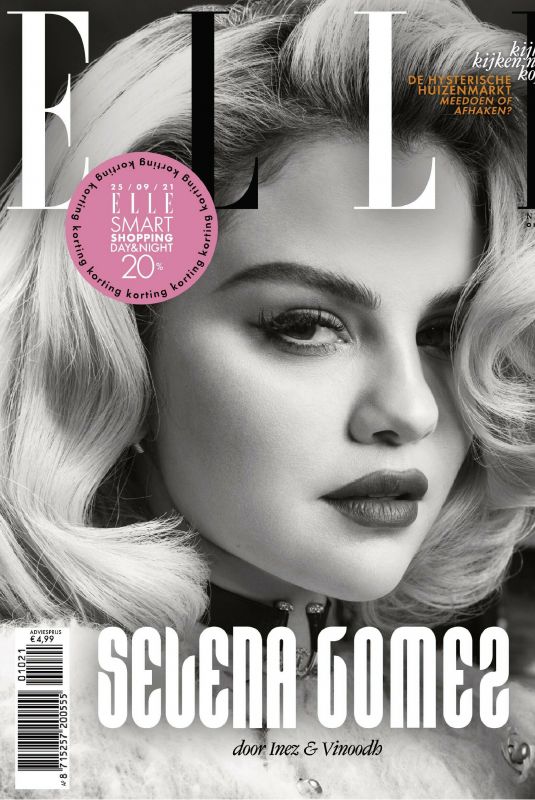 SELENA GOMEZ for Elle Magazine, Netherlands October 2021