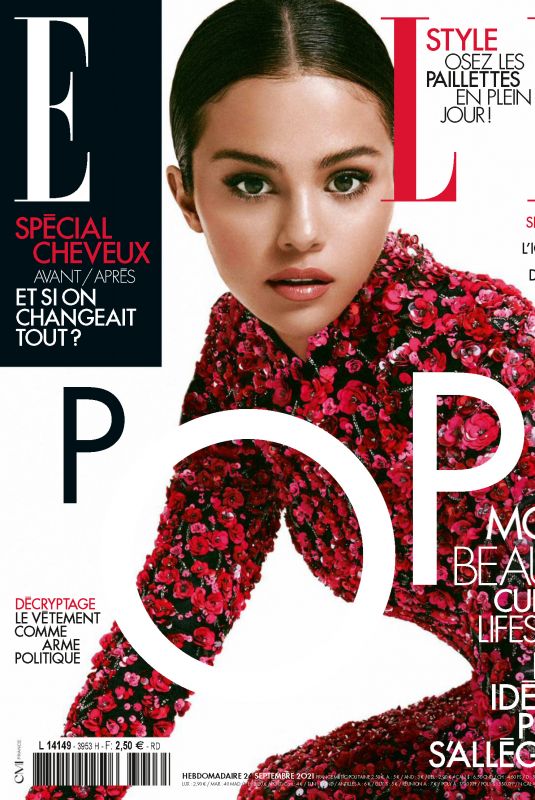 SELENA GOMEZ ini Elle Magazine, France September 2021