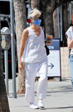 SELMA BLAIR and Ron Carlson at Alfred Coffee in Los Angeles 09/16/2021