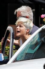 SELMA BLAIR and Ron Carlson at Alfred Coffee in Los Angeles 09/16/2021