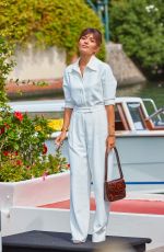 SERENA ROSSI Arrives at Hotel Excelsior in Venice 08/31/2021