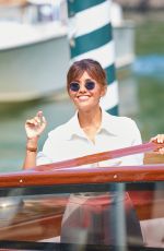 SERENA ROSSI Arrives at Hotel Excelsior in Venice 08/31/2021