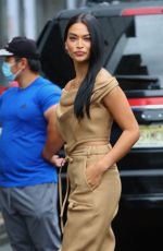 SHANINA SHAIK Arrives at Revolve Gallery in New York 09/09/2021