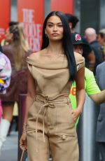 SHANINA SHAIK Arrives at Revolve Gallery in New York 09/09/2021