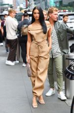 SHANINA SHAIK Arrives at Revolve Gallery in New York 09/09/2021