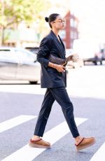 SHANINA SHAIK Out for Coffee in New York 09/11/2021