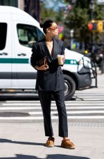 SHANINA SHAIK Out for Coffee in New York 09/11/2021