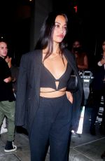 SHANINA SHAIK Out for Dinner at Catch LA in West Hollywood 09/17/2021