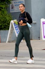 SHANINA SHAIK Out for Green Smoothie in West Hollywood 08/31/2021