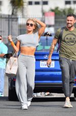 SHARNA BURGESS Arrives at Dancing With The Stars in Los Angeles 09/09/2021