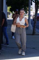 SHARNA BURGESS Arrives at Dancing With The Stars Rehearsal in Los Angeles 09/15/2021