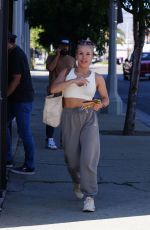 SHARNA BURGESS Arrives at Dancing With The Stars Rehearsal in Los Angeles 09/15/2021