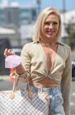 SHARNA BURGESS Arrives at Dancing With the Stars Rehearsals in Los Angeles 09/03/2021