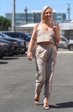 SHARNA BURGESS at Dancing With the Stars, Season 30 Rehearsals in Los Angeles 09/04/2021