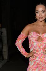 SHARON GAFKA Arrives at Sexy Fish in London 09/12/2021