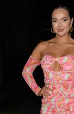 SHARON GAFKA Arrives at Sexy Fish in London 09/12/2021