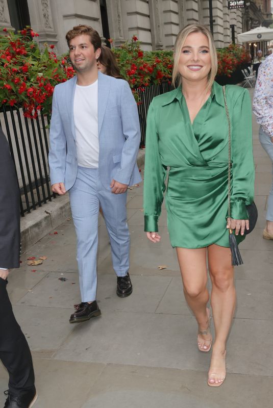 SIAN WELBY Leaves TRIC Awards in London 09/15/2021