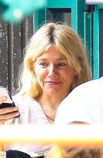 SIENNA MILLER Out for Lunch at Bar Pitti in New York 09/22/2021