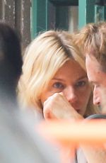 SIENNA MILLER Out for Lunch at Bar Pitti in New York 09/22/2021