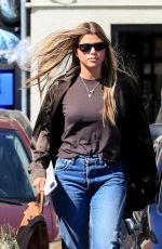 SOFIA RICHIE in Denim at Matsuhisa in Beverly Hills 09/18/2021