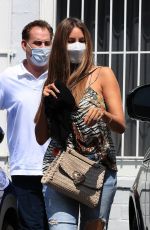 SOFIA VERGARA in Ripped Denim Leaves a Spa in West Hollywood 09/17/2021