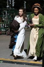 SOPHIE COOKSON on the Set of The Confessions of Frannie Langton in Yorkshire 08/30/2021