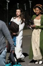 SOPHIE COOKSON on the Set of The Confessions of Frannie Langton in Yorkshire 08/30/2021