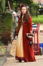 SOPHIE COOKSON on the Set of The Confessions of Frannie Langton in Yorkshire 08/30/2021